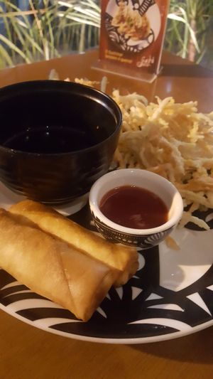 Spring rolls at Sushimar in Sao Paulo