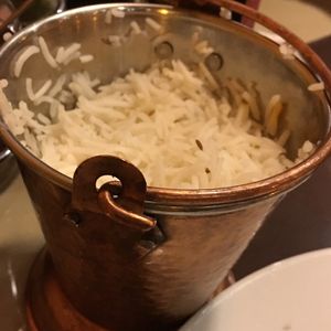 rice at Malhi's Indian Cuisine in Palmdale