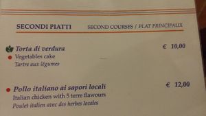 Menu at Vulnetia in Vernazza