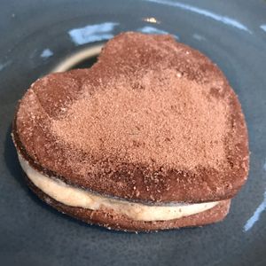 Vegan cream cookie at Blend in Nottingham