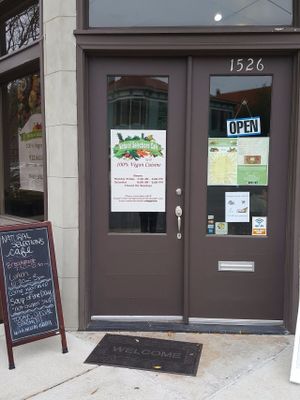 1526 Bull street stop by and see us! at Natural Selections Cafe in Savannah