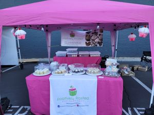 Event set up at Positively Frosted in Scottsdale