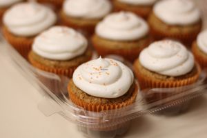 Carrot cake cupcakes at Positively Frosted in Scottsdale