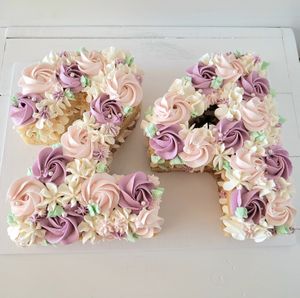 Number cake at Positively Frosted in Scottsdale