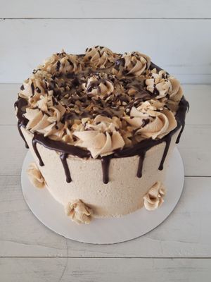 Snickers cake at Positively Frosted in Scottsdale