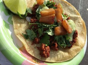 vegan tacos at Mi Vegana Madre in Glendale