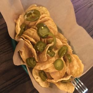 Nachos were simple and tasty.  at Mi Vegana Madre in Glendale