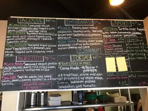 Menu  at Mi Vegana Madre in Glendale