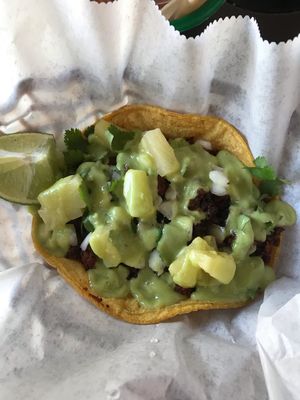 Taco Al Pastor  at Mi Vegana Madre in Glendale