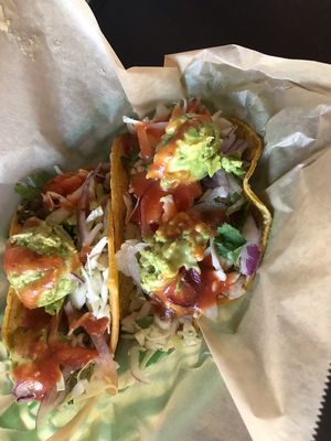 GF tacos (potatoes) add guac  at Mi Vegana Madre in Glendale