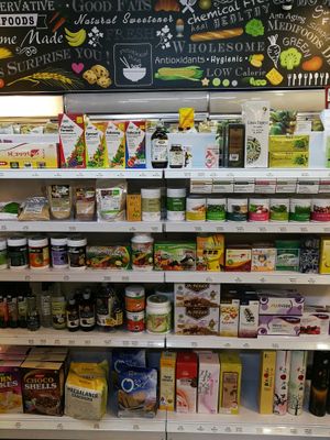 health store area at Medifoods Lifestyle Cafe in Petaling Jaya