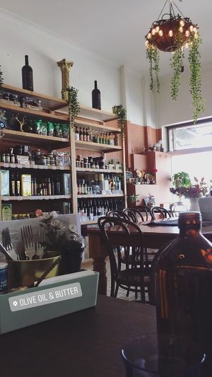   at Olive Oil & Butter Kafe in Kingsville