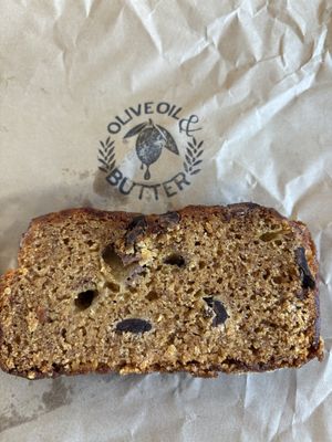 Choc banana breadd  at Olive Oil & Butter Kafe in Kingsville