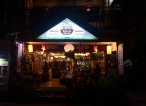 the social salad at night at The Social Salad in Hua Hin