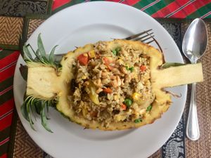 House special friend rice at The Social Salad in Hua Hin