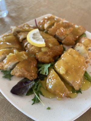 lemon chicken   at Vegie Bowl in Springvale