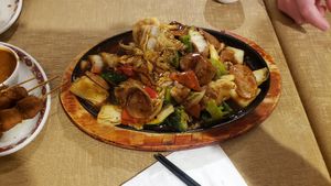Sizzling 'beef' at Vegie Bowl in Springvale