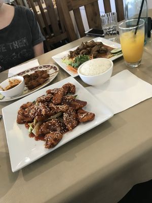 Satay Skewers, Rendang Curry, Sweet and Sour Spare Rib at Vegie Bowl in Springvale