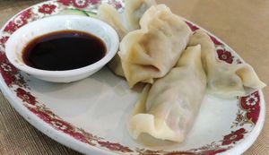 Dumplings at Vegie Bowl in Springvale