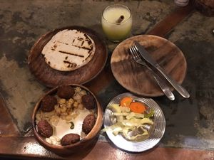 Hummus Falafel at Happiness in El Nido