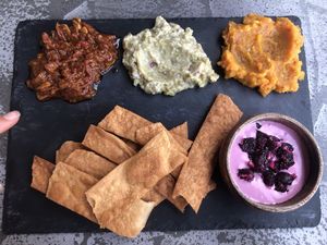 Sharing plate  at Happiness in El Nido