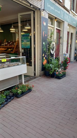 outside at De Aanzet in Amsterdam