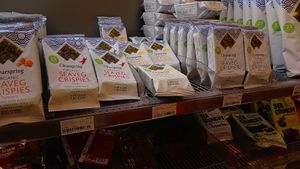 sea weed snacks at De Aanzet in Amsterdam