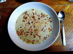 Coconut soup  at Zjadliwości in Lodz