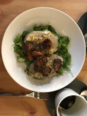 Rise dumplings with forest mushrooms  at Zjadliwości in Lodz