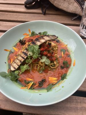 Zucchini-Spaghetti at Zjadliwości in Lodz