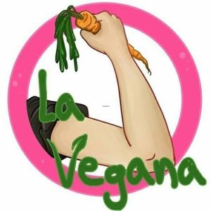 logo at La Vegana in Valparaiso