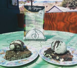 postres at La Vegana in Valparaiso