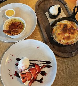 Desert trio  at The Botanist in Wellington