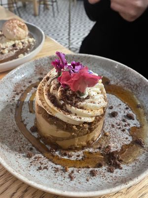 Tiramisu, very sweet and decadent, so perfect for the sweet tooth people!    at The Botanist in Wellington