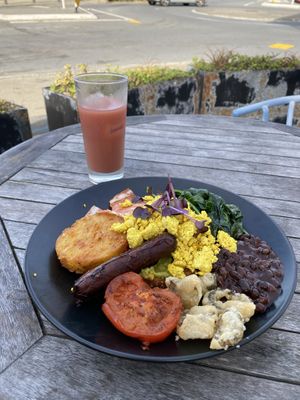Vegan breakfast   at The Botanist in Wellington