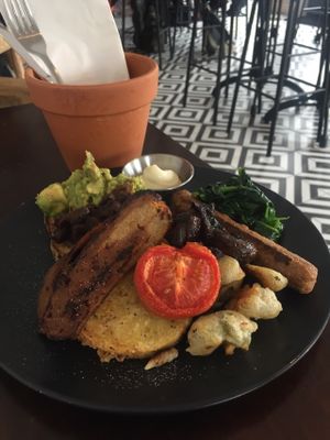 Vaganise Me - big breakfast at The Botanist in Wellington