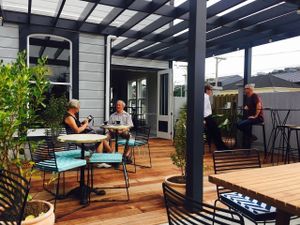 Outside courtyard  at The Botanist in Wellington