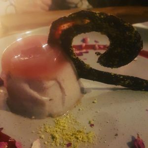 Vegan pannacotta at The Botanist in Wellington