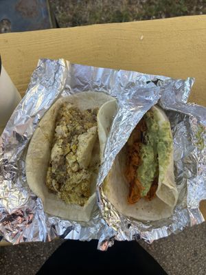 Three amigos and nueva onda  at The Vegan Nom - E Cesar Chavez  in Austin