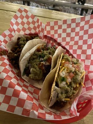 Kbbq, Crunchwrap and breakfast tacoos  at The Vegan Nom - E Cesar Chavez  in Austin