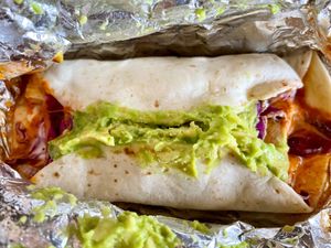 Birdie Sanders at The Vegan Nom - E Cesar Chavez  in Austin