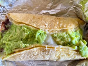 Avocado & blackbean at The Vegan Nom - E Cesar Chavez  in Austin