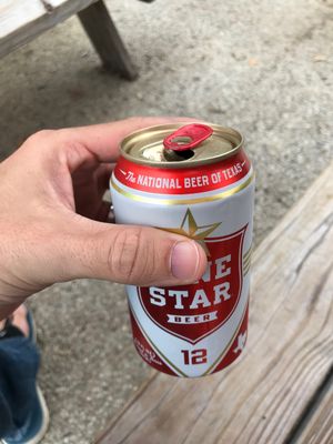 free beer?! at The Vegan Nom - E Cesar Chavez  in Austin