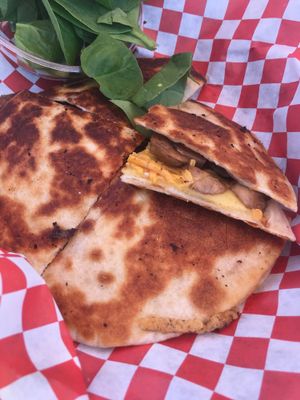 Quesadilla for the kiddo  at The Vegan Nom - E Cesar Chavez  in Austin