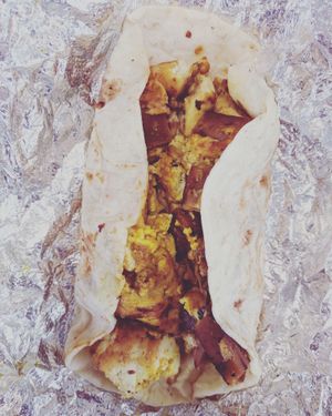 Ham and scramble v good too at The Vegan Nom - E Cesar Chavez  in Austin