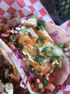 Bernie Sanders taco at The Vegan Nom - E Cesar Chavez  in Austin