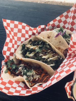 Tacos at The Vegan Nom - E Cesar Chavez  in Austin