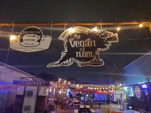 Outside at The Vegan Nom - E Cesar Chavez  in Austin