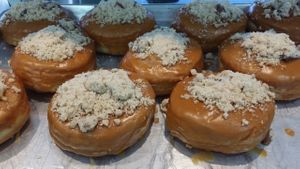vegan doughnuts 1 at Doughnut Time - Clayfield in Brisbane