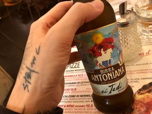italian beer at Antica Pizzeria Nennillo in Cologne